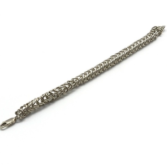925 Sterling Silver Vintage Chain Link Bracelet 7\